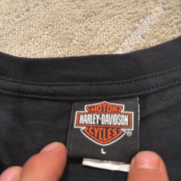 VTG  Harley Davidson Biker Wisconsin  T-Shirt Made in USA Large House Of Harley - Picture 4 of 9